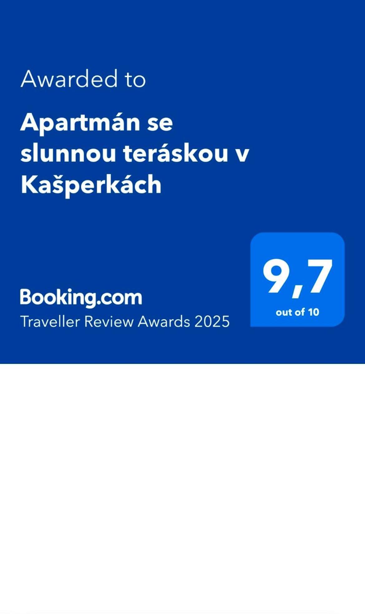 Apartman Se Slunnou Teraskou V Kasperkach Kasperske Hory Extérieur photo